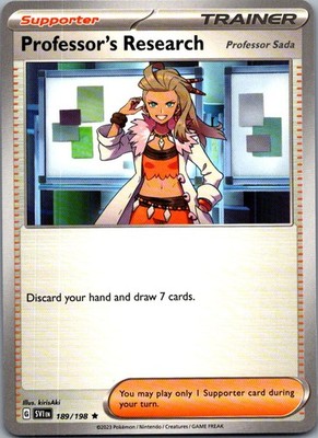 Professor's Research 189/198 Rare Deck Exclusives Pokemon Near Mint