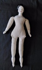 Vintage China Head, Arms And Legs Doll