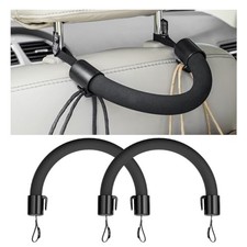 Car Headrest Grab Handle, Auto Rear Seat Passenger Chair Armrest, 2 PCS