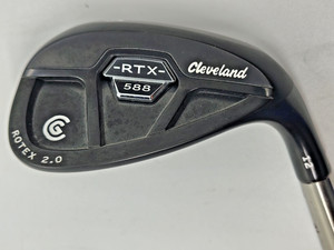 Cale Cleveland 588 Black Melonite 57° Rigide - Occasion Bon état, Idéal Pour Golfeur Droitier