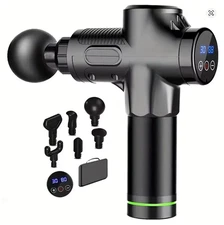 30 Level Massage Gun Fascia Deep Muscle Relax Body Neck Massager Electric Fitnes