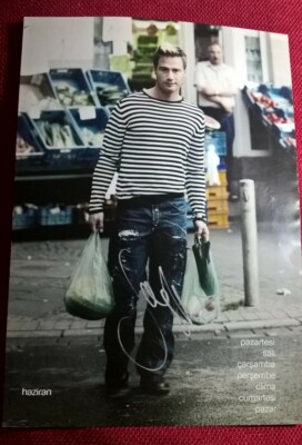 Original-Autogramm von Sasha, Farb-Magazinbild, groß 29,8 x 20,8 cm