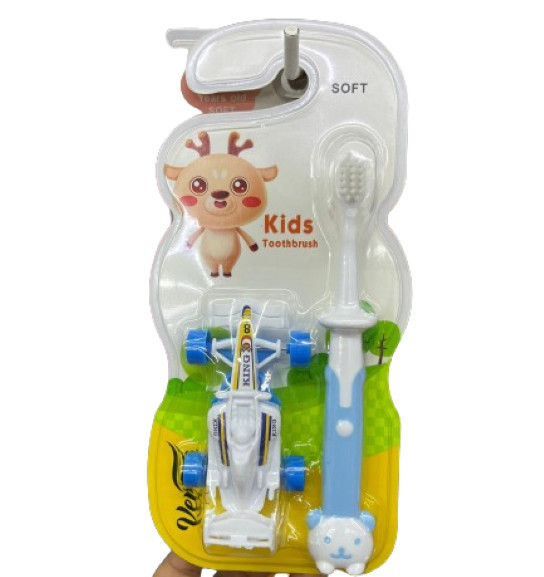 Ultra Soft Kids Children's Toothbrush With Toys