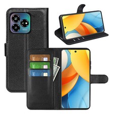 Custodia Per Smartphone ZTE Blade V60 Vita Custodia Wallet Nera
