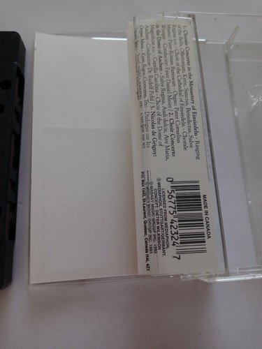 Gregorian Chorale Excelsior Classic Gold Cassette 1993 - Picture 6 of 8