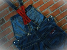 TOMMY HILFIGER Vintage 2PAC 1999 Overalls Red STRAPS old Out HIGH Quality HEAT