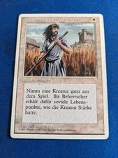 Swords to Plowshares 1x MtG FWB Foreign White Border GERMAN *See Pictures*