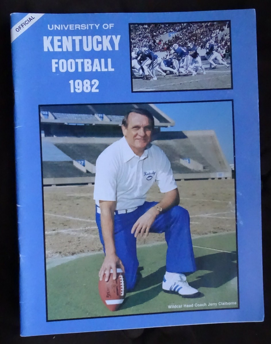 kentucky wildcats 1982 unc basketball roster 1982 University of Kentucky Wildcats Football Yearbook Guide