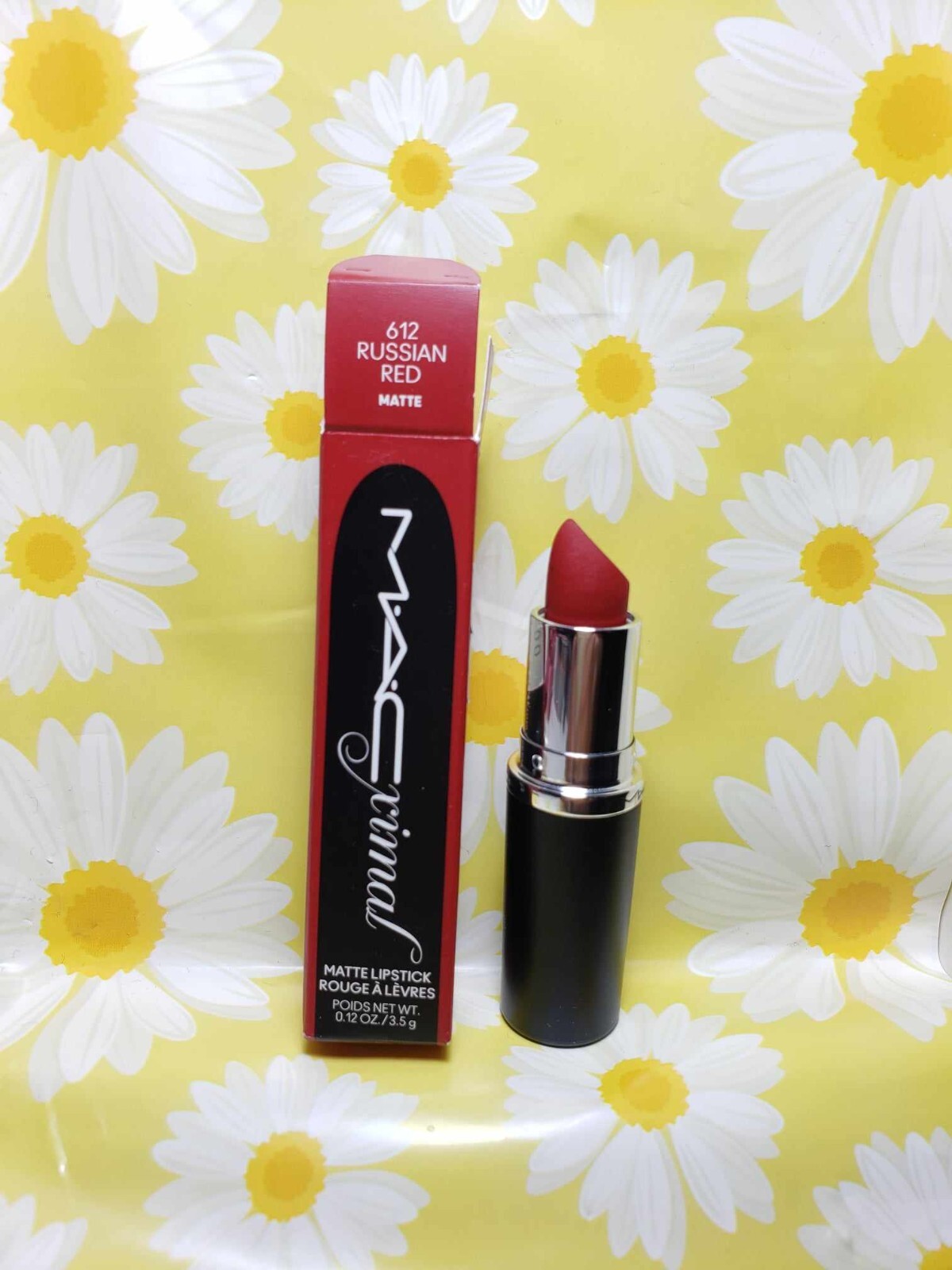 Mac Cosmetics M·A·CXIMAL Matte Lipstick 612 RUSSIAN RED  0.12 Oz-image
