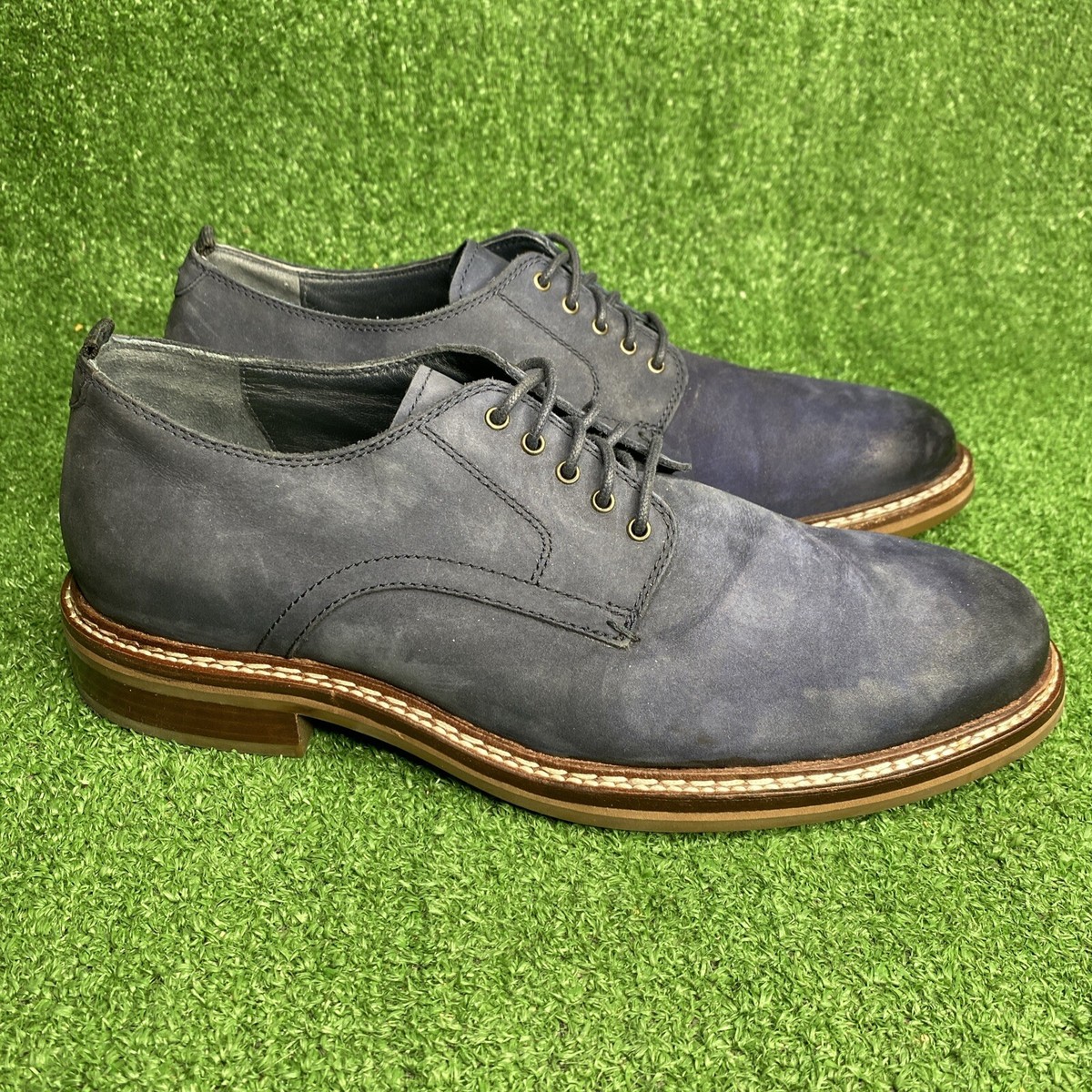 Cole Haan Shoes Frankland Grand Plain Toe Oxford Navy C31421  display picture 2