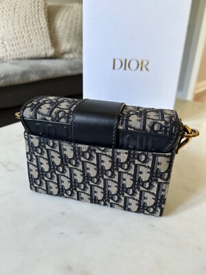 Dior 30 Montaigne Box Bag Navy Great Condition | eBay UK