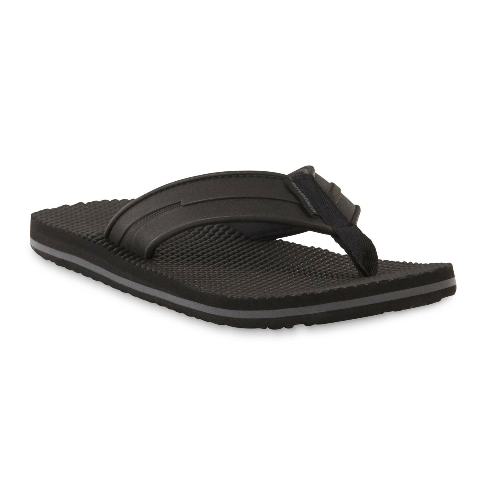 Flagler Black Flip-Flops Slippers Size 