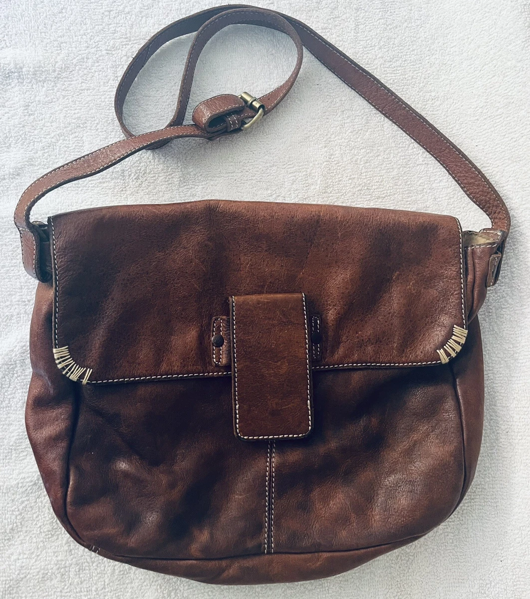 Mo Co Leather Bag Crossbody Purse