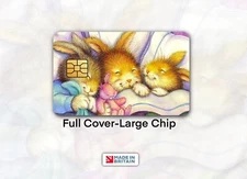Rabbit Sleeping  | Credit Card Cover | Credit Card Skin | Credit Card Sticker