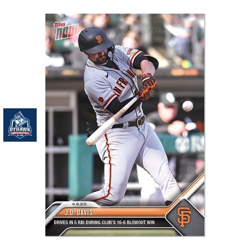 2023 Topps Now 63 J.D. Davis