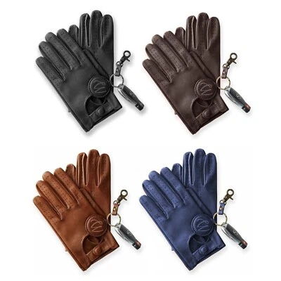 SWIFT WEAR MENS CLASSIC DRIVING GLOVES SOFT GENUINE REAL LAMBSKIN LEATHER BLACK BROWN TAN