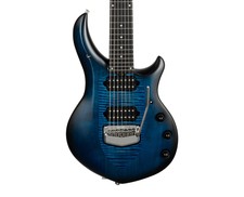 Ernie Ball Music Man Majesty 7 Electric Guitar - Blue Silk