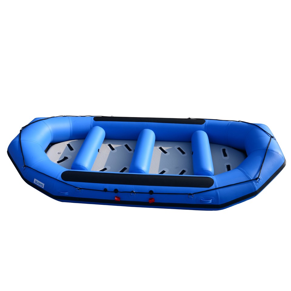 BRIS 1.2mm PVC 15ft Infltable White Water River Raft Floating Raft ...