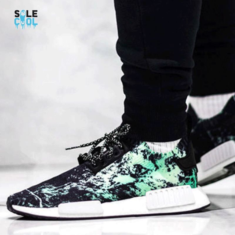 Adidas Originals Men's NMD_R1 Primeknit Green Marble BB7996
