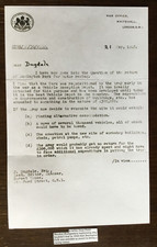 1948 FIELD-MARSHAL MONTGOMERY LETTER ABOUT DONINGTON PARK **(Facsimile Copy)**
