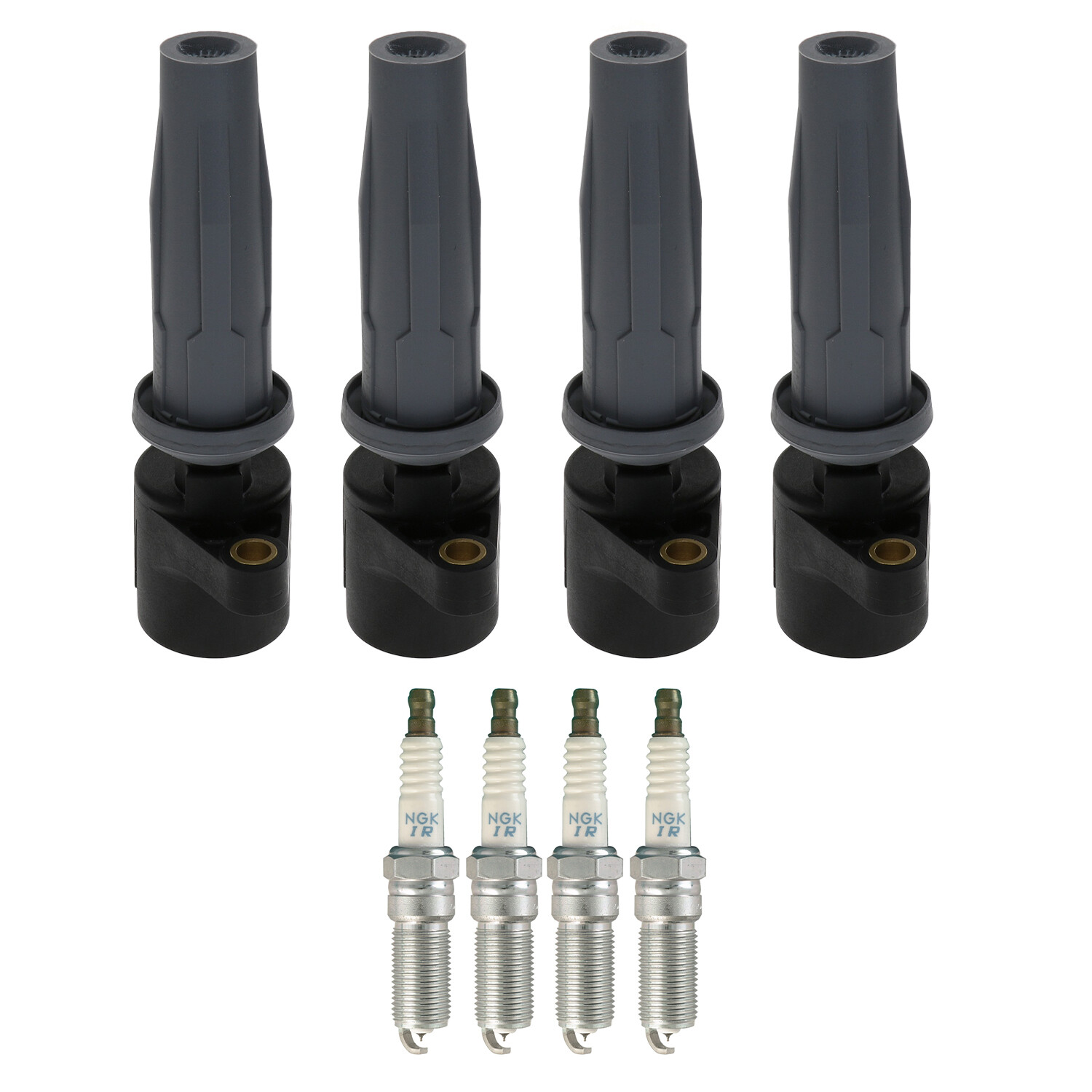 Bosch 4 Ignition Coil NGK 4 Laser Iridium Spark Plug Kit For Tribute 2.5 L4