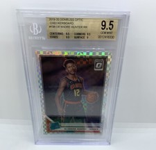 2019-20 Donruss Optic Checkerboard #198 De'Andre Hunter RC Rookie BGS 9.5