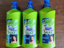 3  SAVILE CURLS BIOTIN HAIR COMB CREAM 10.13 OZ EA PULPA SABILA Y BIOTINA RIZOS