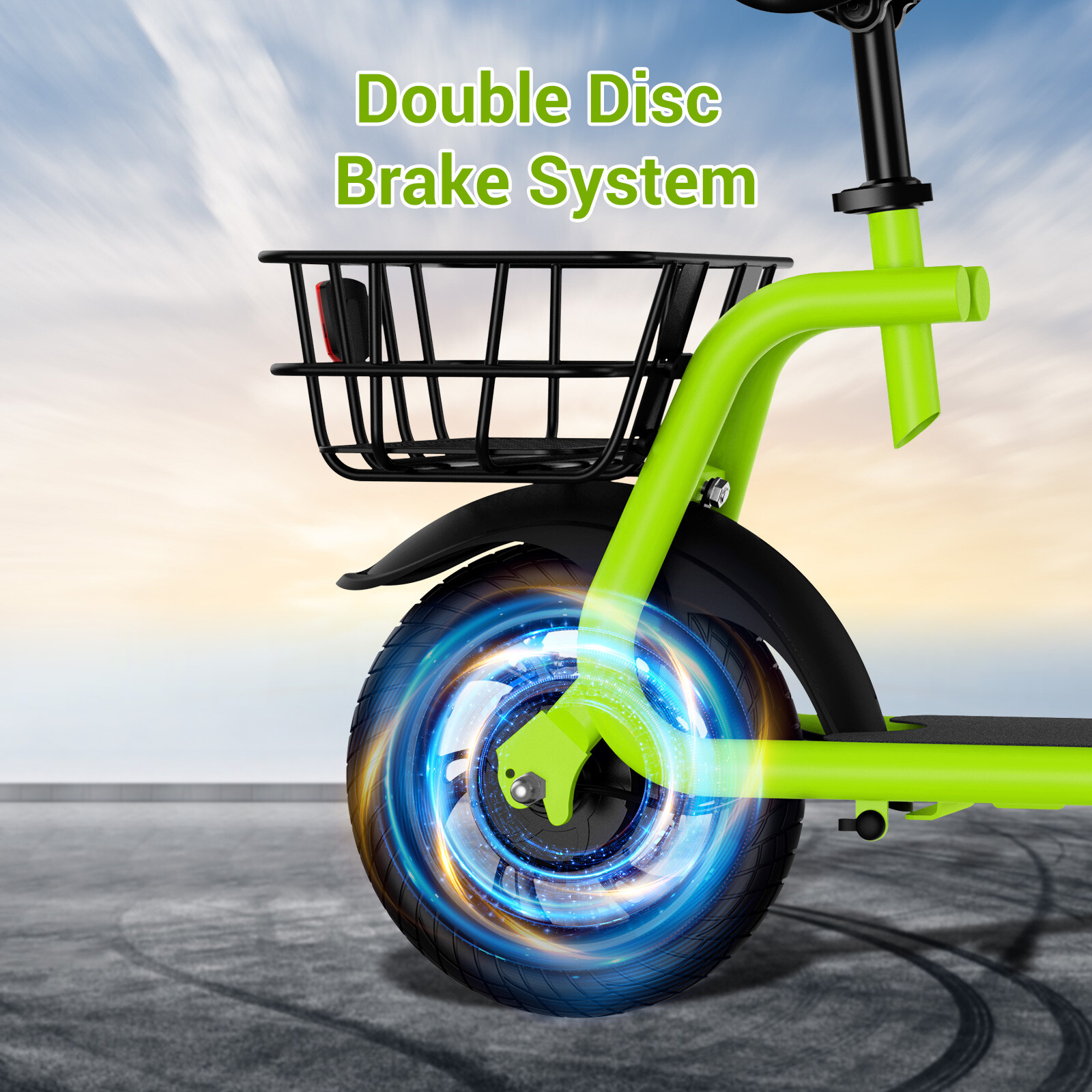 450W Sports Electric Scooter Adult with Seat Electric Moped Ebike E-Scoote 8/10A