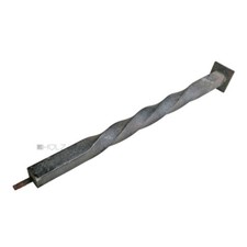 Stahl Stütze Säule gewunden gedreht 3x3-56cm
