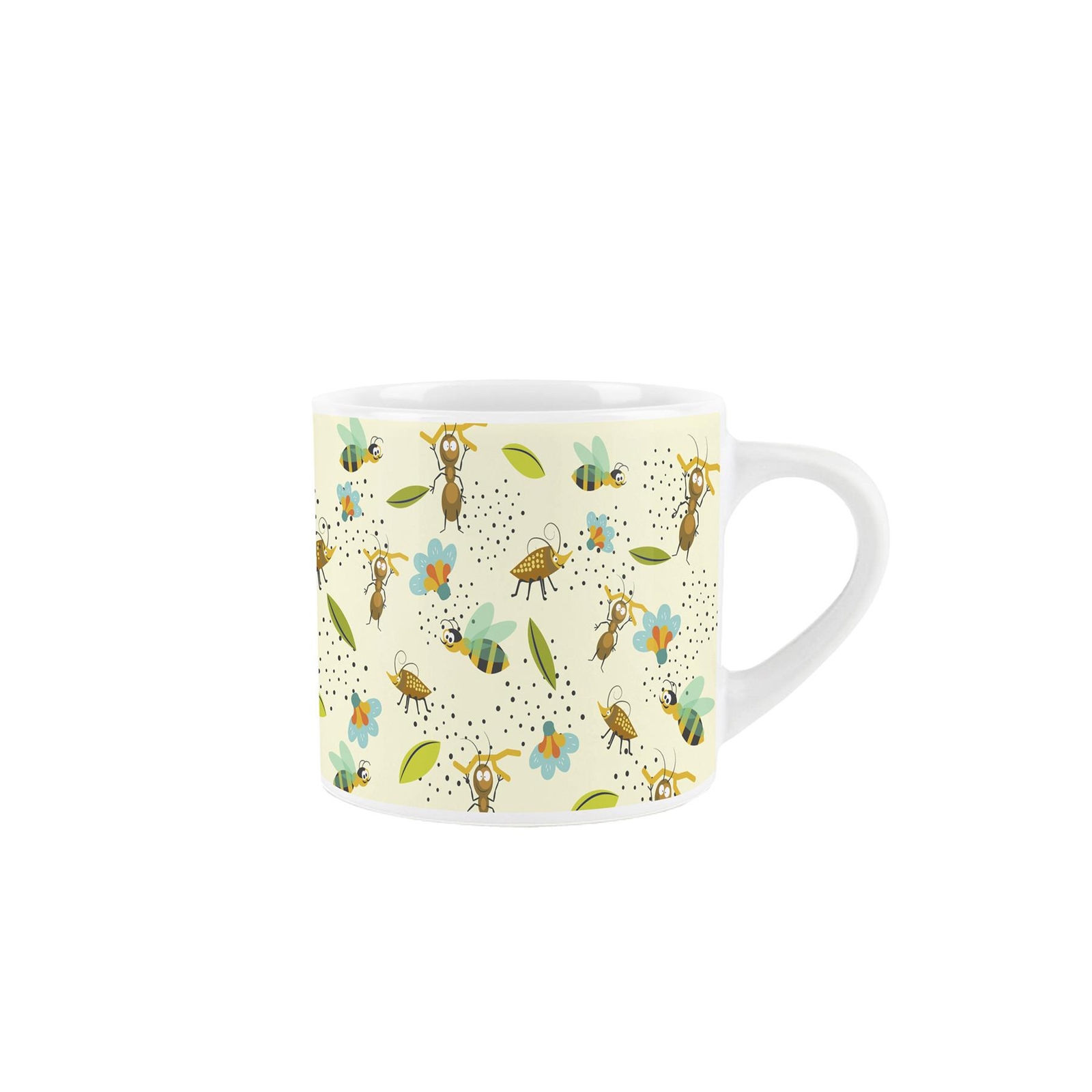 Cartoon Bugs Children's Mug - Novelty Ants Small Ceramic Cup Gift for Kids