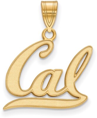 14K Gelbgold University of California Berkeley Medium Anhänger von LogoArt