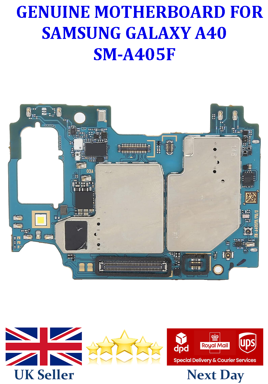 For Samsung Galaxy A40 SM-A405F Genuine Motherboard Unlocked Fully Working