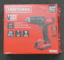 Craftsman CMCD711C2 20V Cordless Compact Hammer Drill 2 Batteries