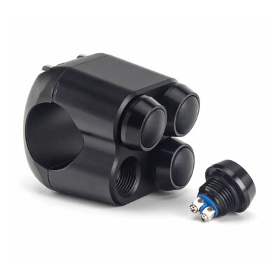 Lenkertaster / Switch mit 4 Tastern für 22 mm Lenker Craftride schwarz