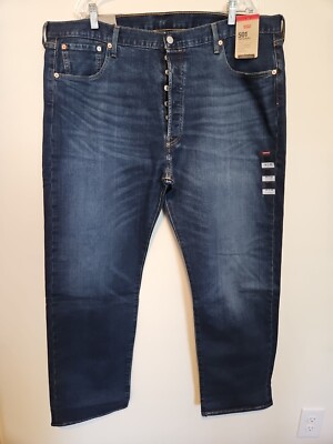 Levi's Men's 501 Original Fit Jeans Uncanny Dark Wash 42x32