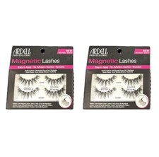 Lot Of 2 Ardell Professional Magnetic Lashes Double Wispies Reusable Eyelashes