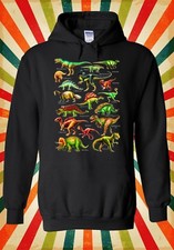 Dinosaurs Names Kinds Funny Novelty Men Women Unisex Top Hoodie Sweatshirt 1267