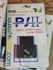 PS2 Expansion Memory Card 128M 2006, EMS Brand New Sealed ASIAN PS2 Import