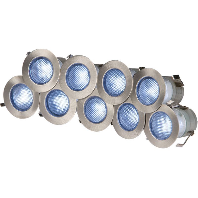 Knightsbridge IP65 230V 10 x 0.2w Blue LED Kit - KIT16B