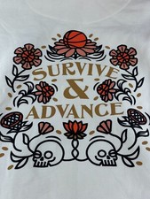 Nathan Walker X Drop Party Hoodie Sweatshirt L Basketball Skull Bee Survive Adva