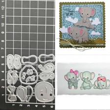 Elephant Metal Cutting Dies Scrapbooking Album Decorative Embossing Card Crafts