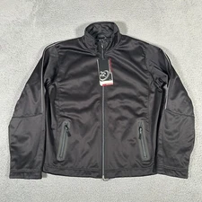 Zero Restriction Jacket Womens Size Large Black Highlands Full Zip Logo New
