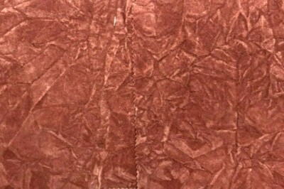 CRUSHED FLOCKING VELVET UPHOLSTERY / CURTAIN FABRIC 20 COLORS 60'' BY THE YARD