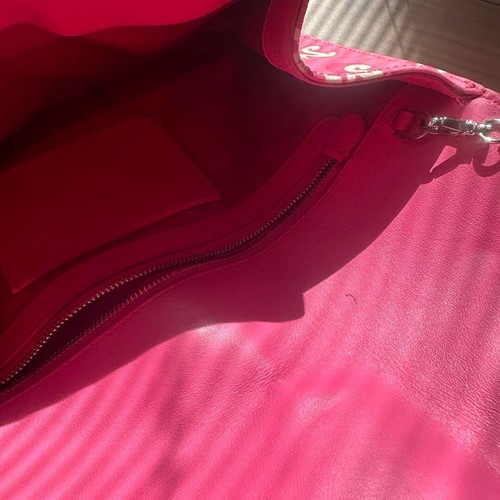 Borsa pochette Moschino x Barbie catena tracolla borsetta rosa USATA buone condizioni - Foto 4 di 13