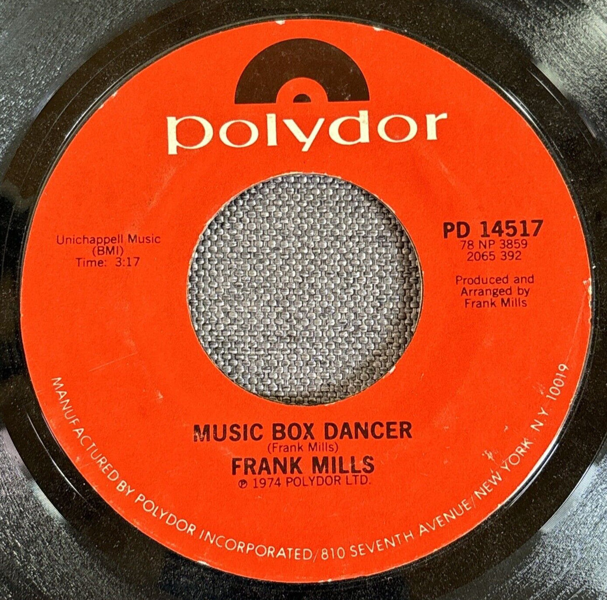 Frank Mills - Music Box Dancer / The Poet And I 7