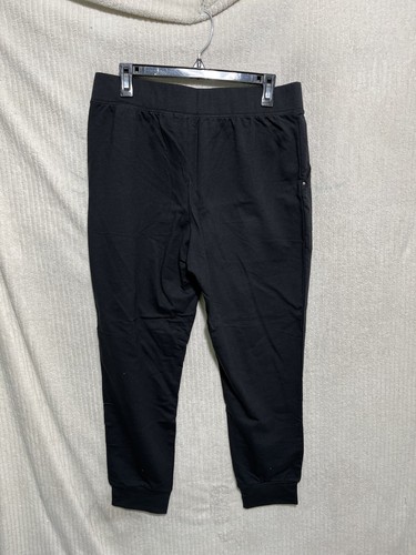 Sport Savvy Regular All Day French Terry Pull On Jogger with Pockets Black M - Picture 3 of 9