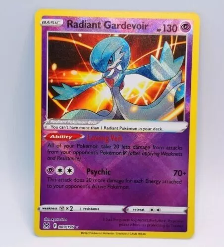 Radiant Gardevoir - 069/196 Holo Ultra Rare - Lost Origin – JAB Games13