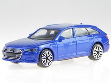 Audi A6 C8 Avant 2018 blau Modellauto 30398 Bburago 1:43