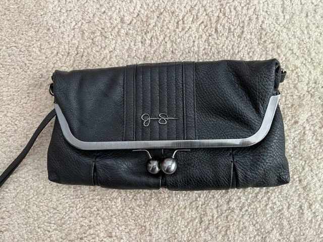 Stylish Jessica Simpson Black Shoulder Purse