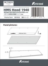 Flyhawk FH710219 1/700 UK Royal Navy HMS Hood Battlecruiser 1940 Display Base